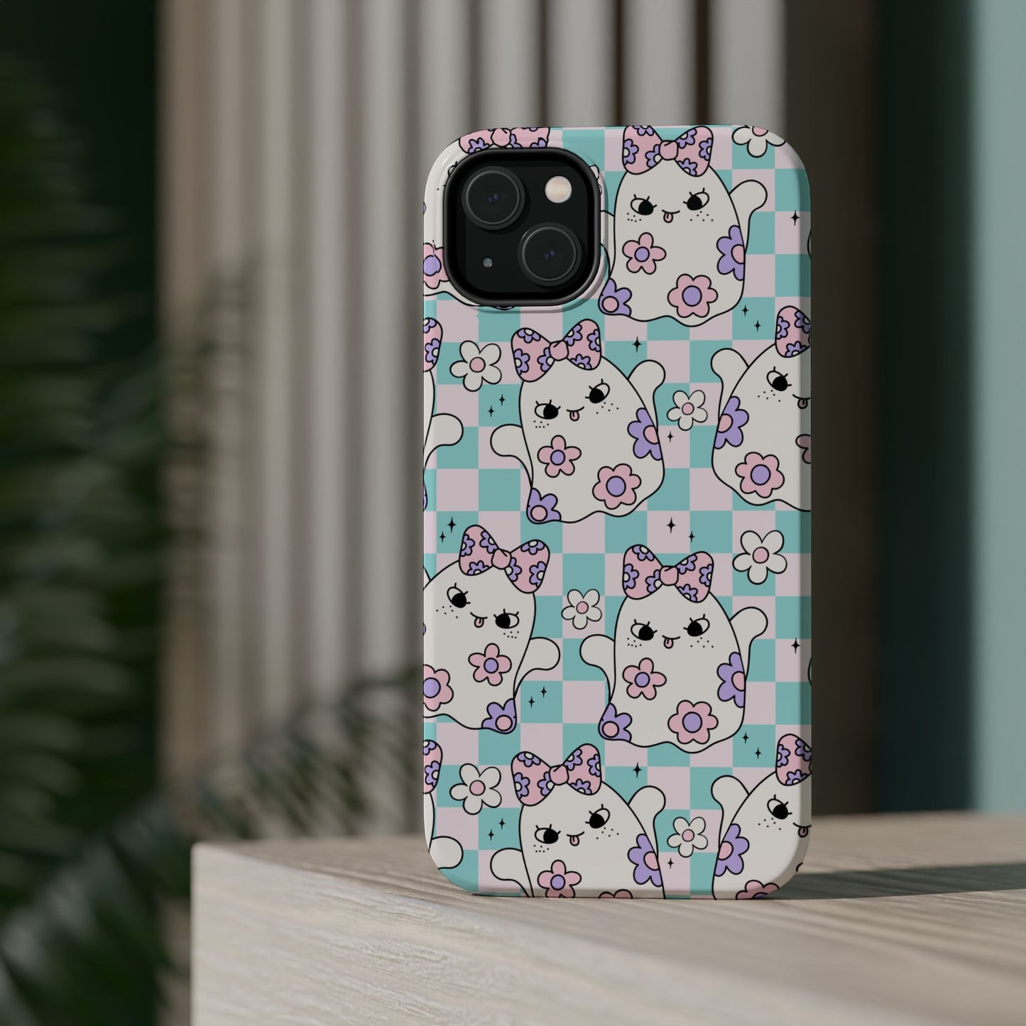 Adorable Ghost Pattern Magnetic Phone Case