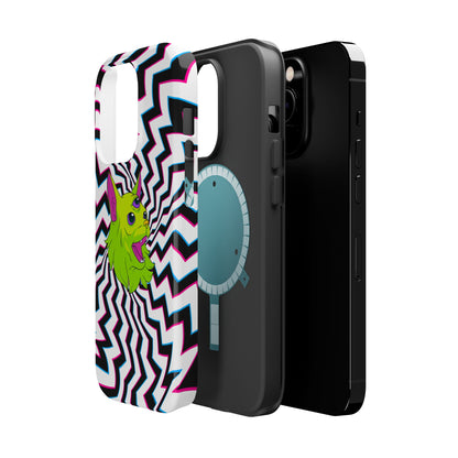 Vibrant Alien Cat Magnetic Phone Cases
