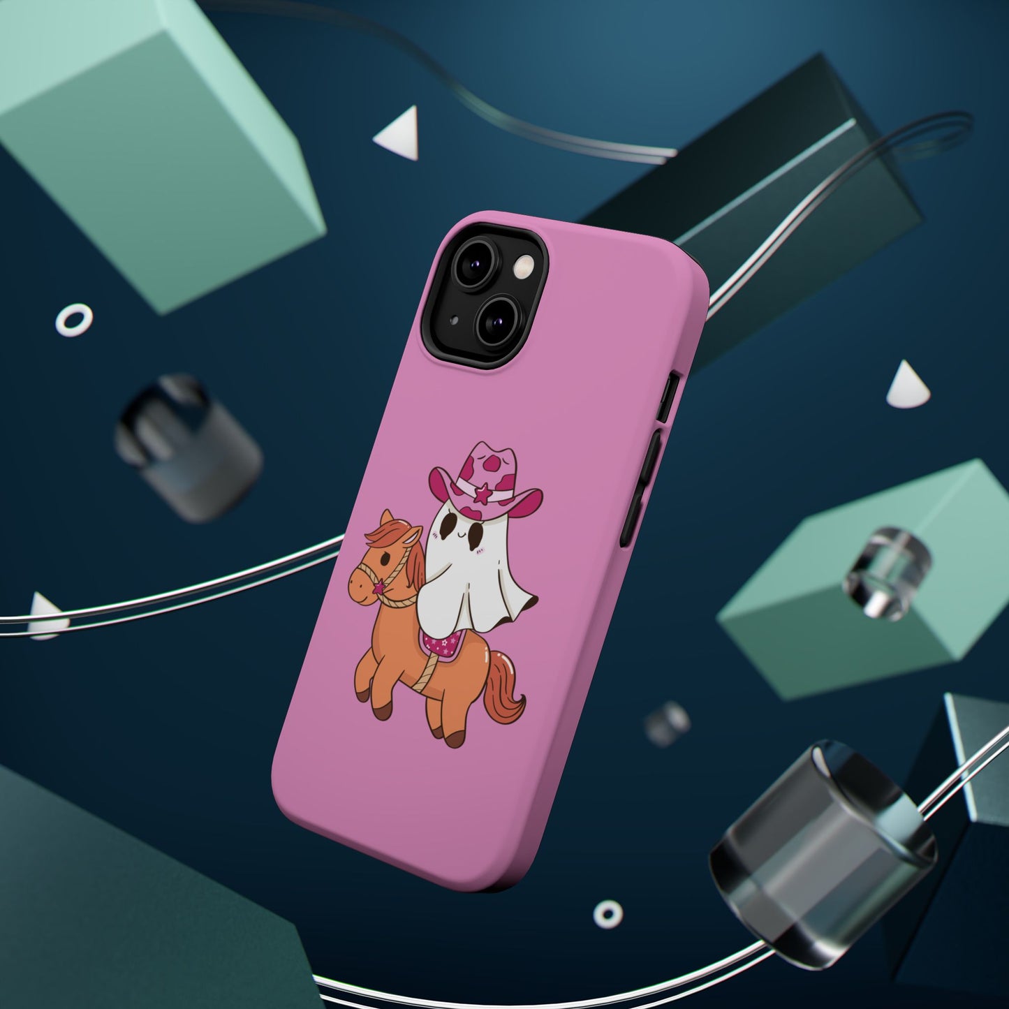 Playful Ghost Cowboy Phone Case
