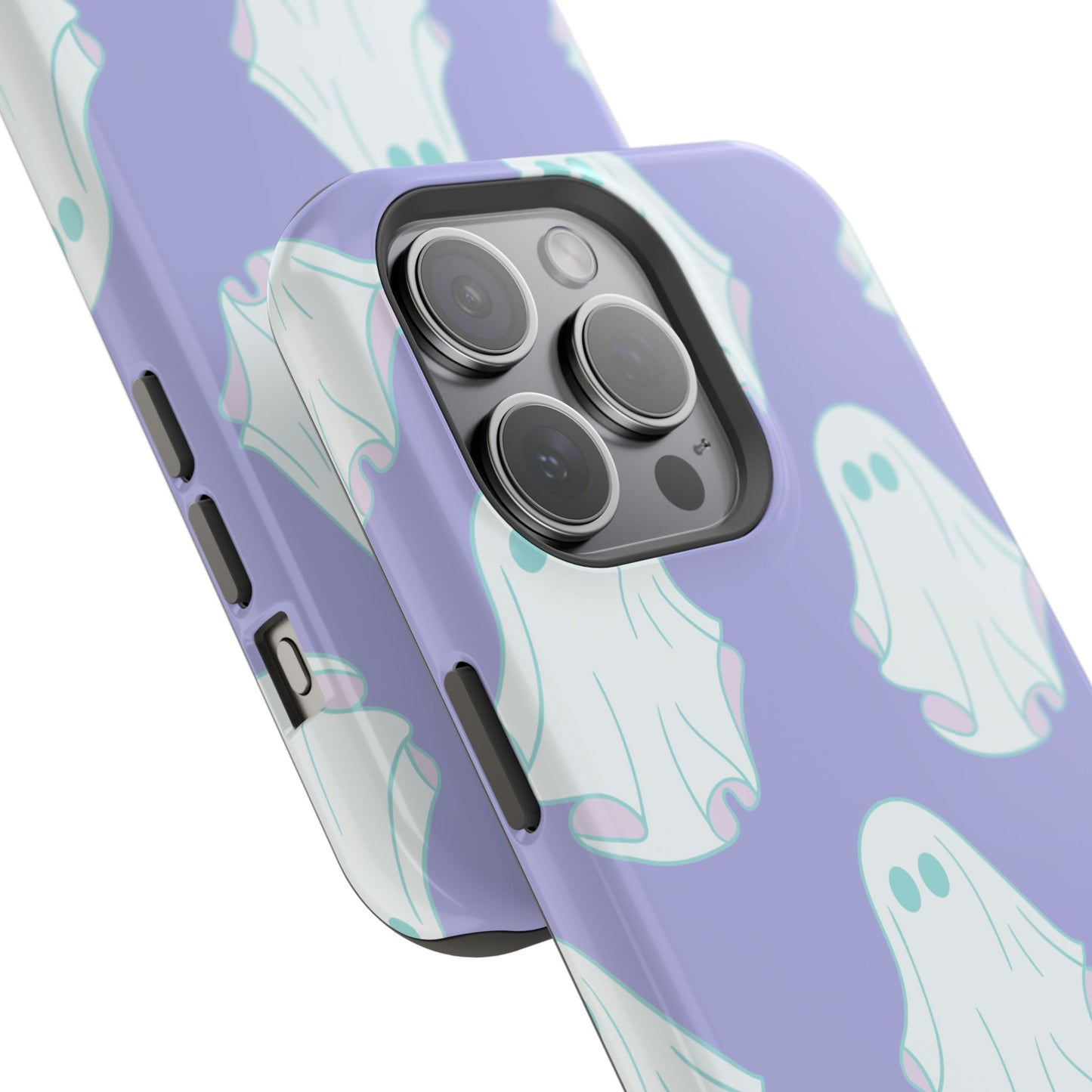 Ghost-Themed Impact-Resistant Phone Case