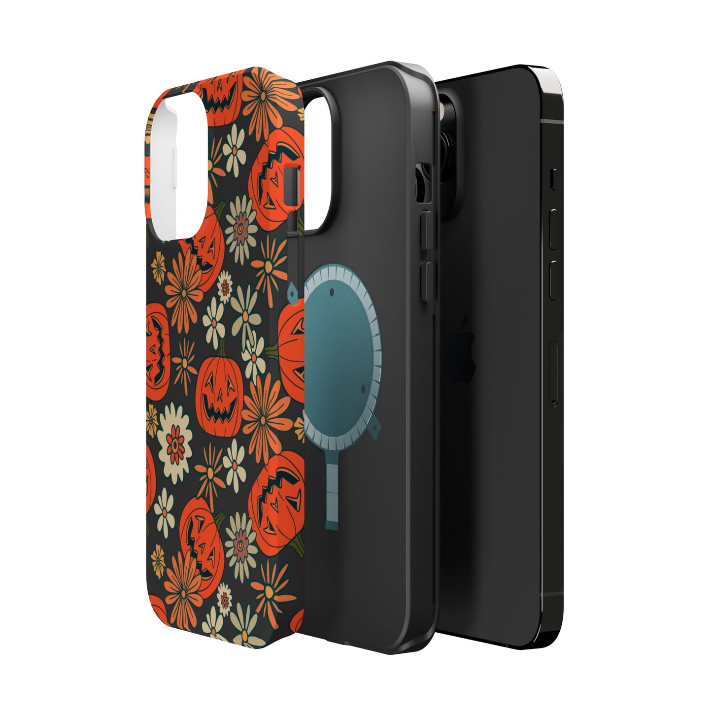 Pumpkin Floral iPhone Case
