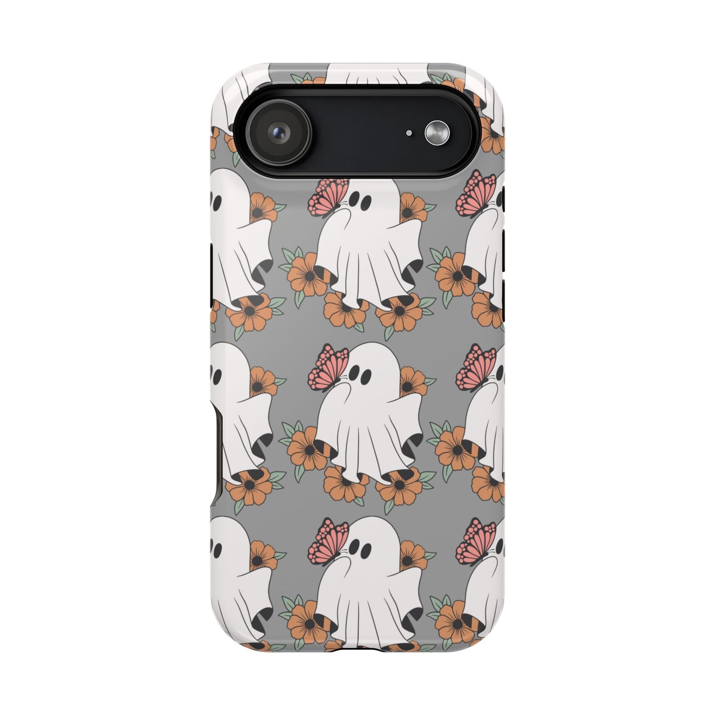 Cute Ghost Floral Phone Case