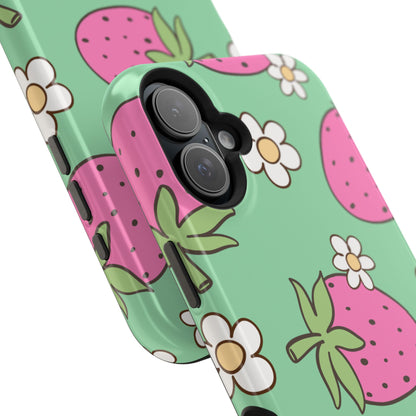 Cute Strawberry Impact-Resistant Phone Case