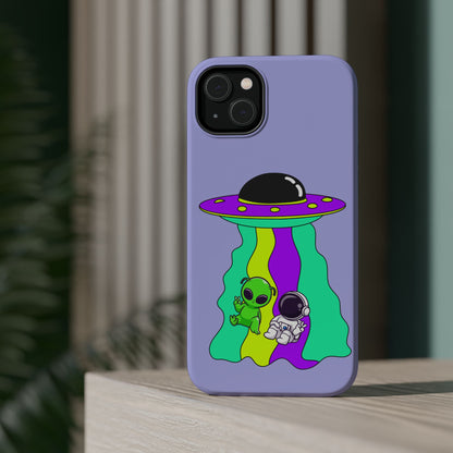 Alien and Astronaut Phone Case