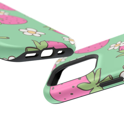 Cute Strawberry Impact-Resistant Phone Case