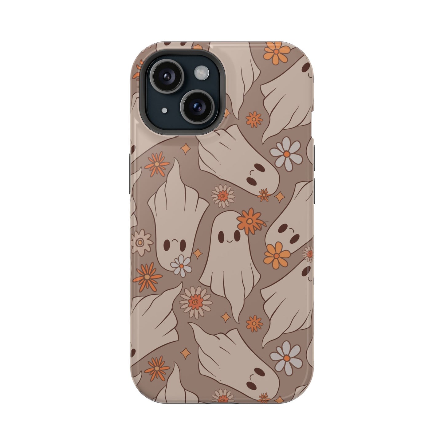 Ghostly Floral Magnetic Phone Cases