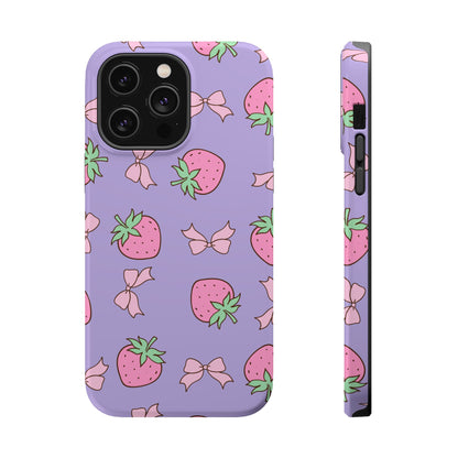 Cute Strawberry Pattern Phone Case