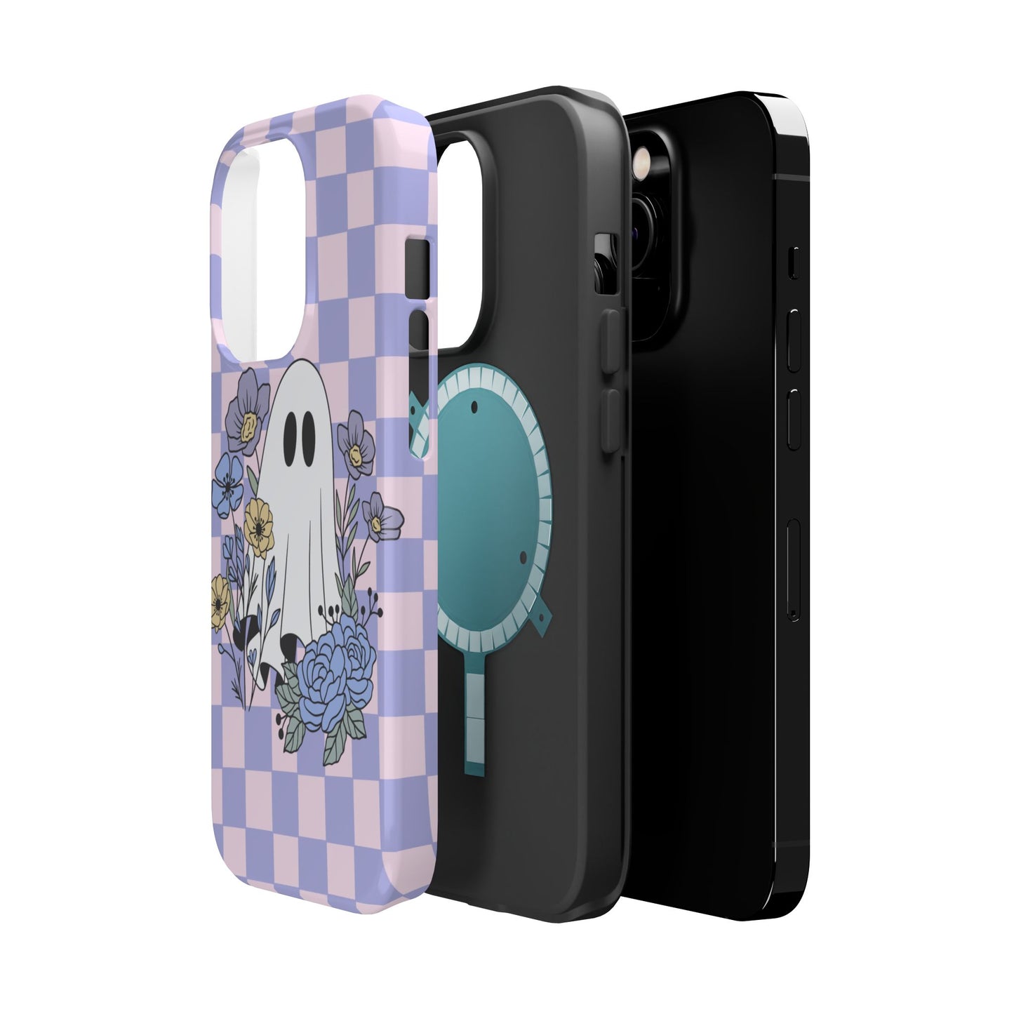 Cute Ghost Floral Phone Case
