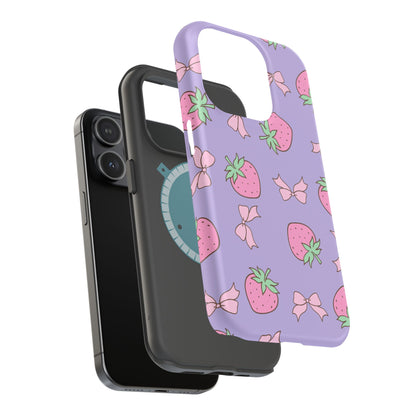 Cute Strawberry Pattern Phone Case