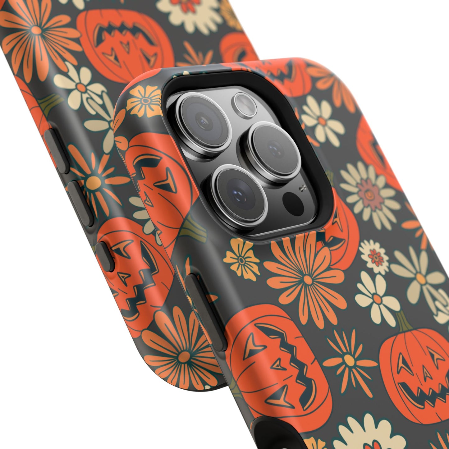 Pumpkin Floral iPhone Case