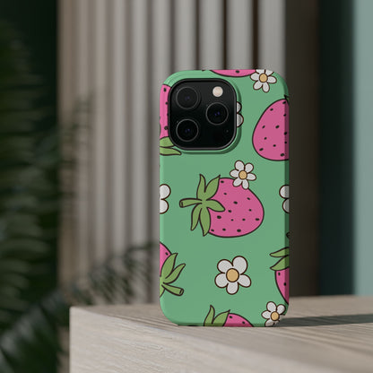Cute Strawberry Impact-Resistant Phone Case
