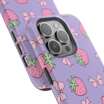 Cute Strawberry Pattern Phone Case