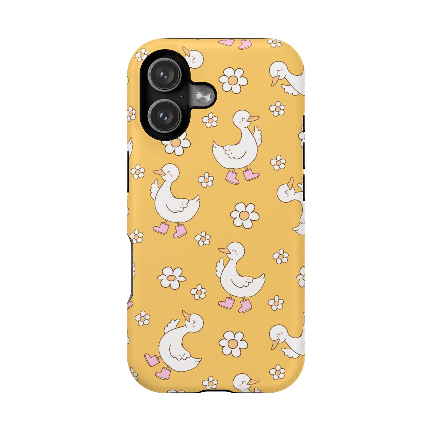 Charming Duck Pattern Magnetic Phone Case