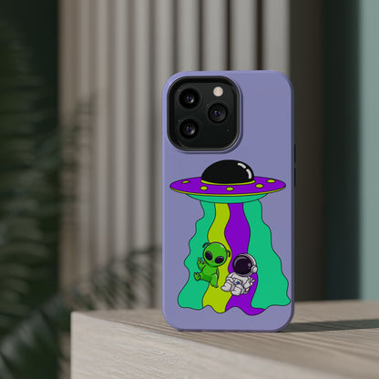 Alien and Astronaut Phone Case