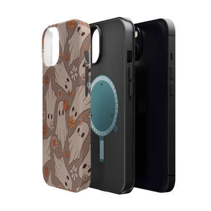 Ghostly Floral Magnetic Phone Cases