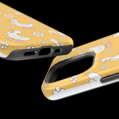 Charming Duck Pattern Magnetic Phone Case
