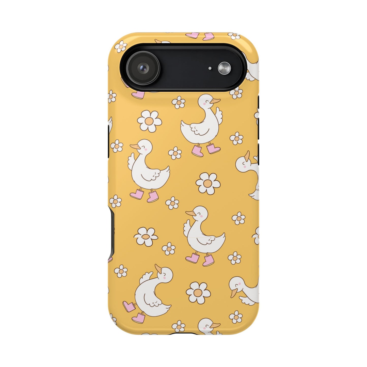 Charming Duck Pattern Magnetic Phone Case