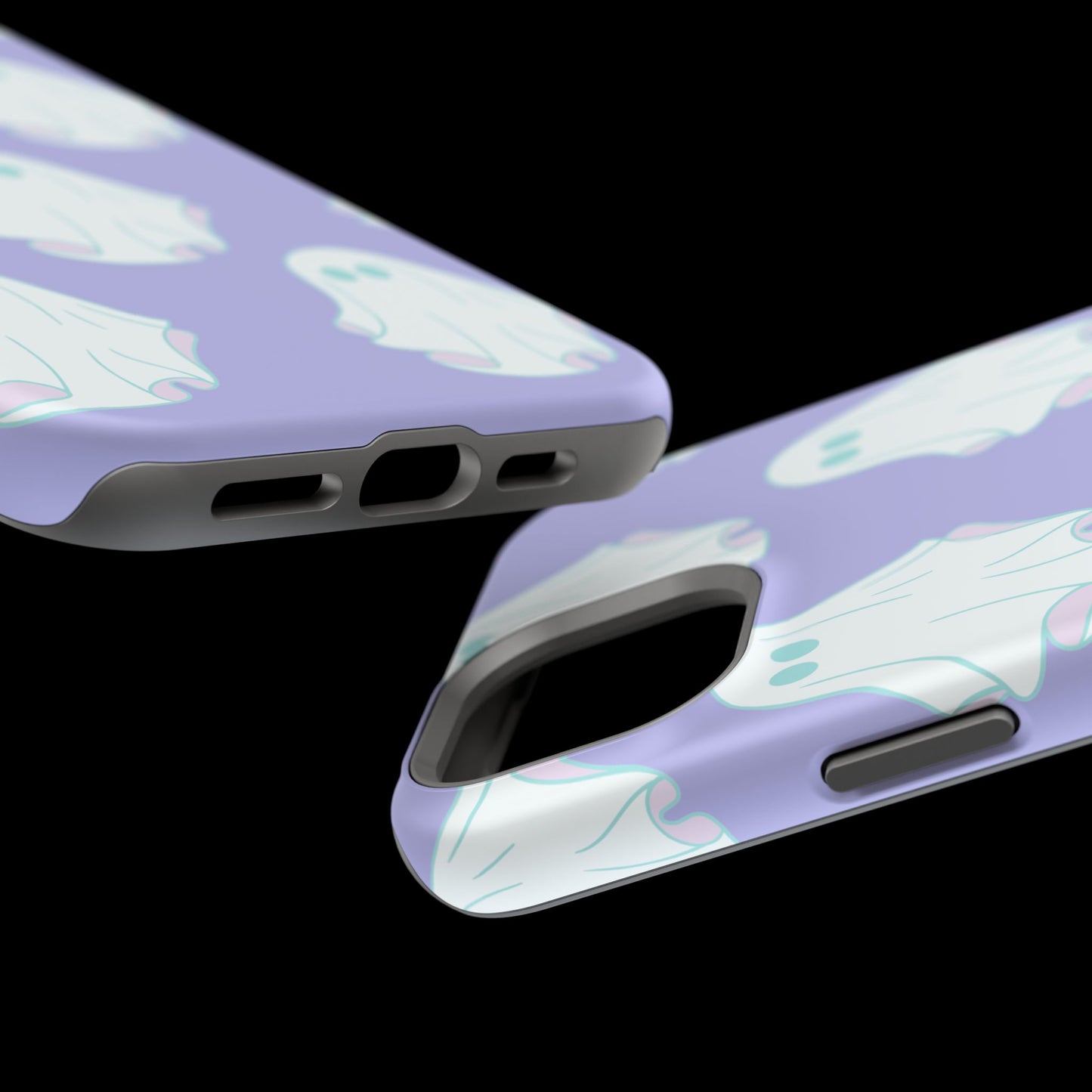 Ghost-Themed Impact-Resistant Phone Case