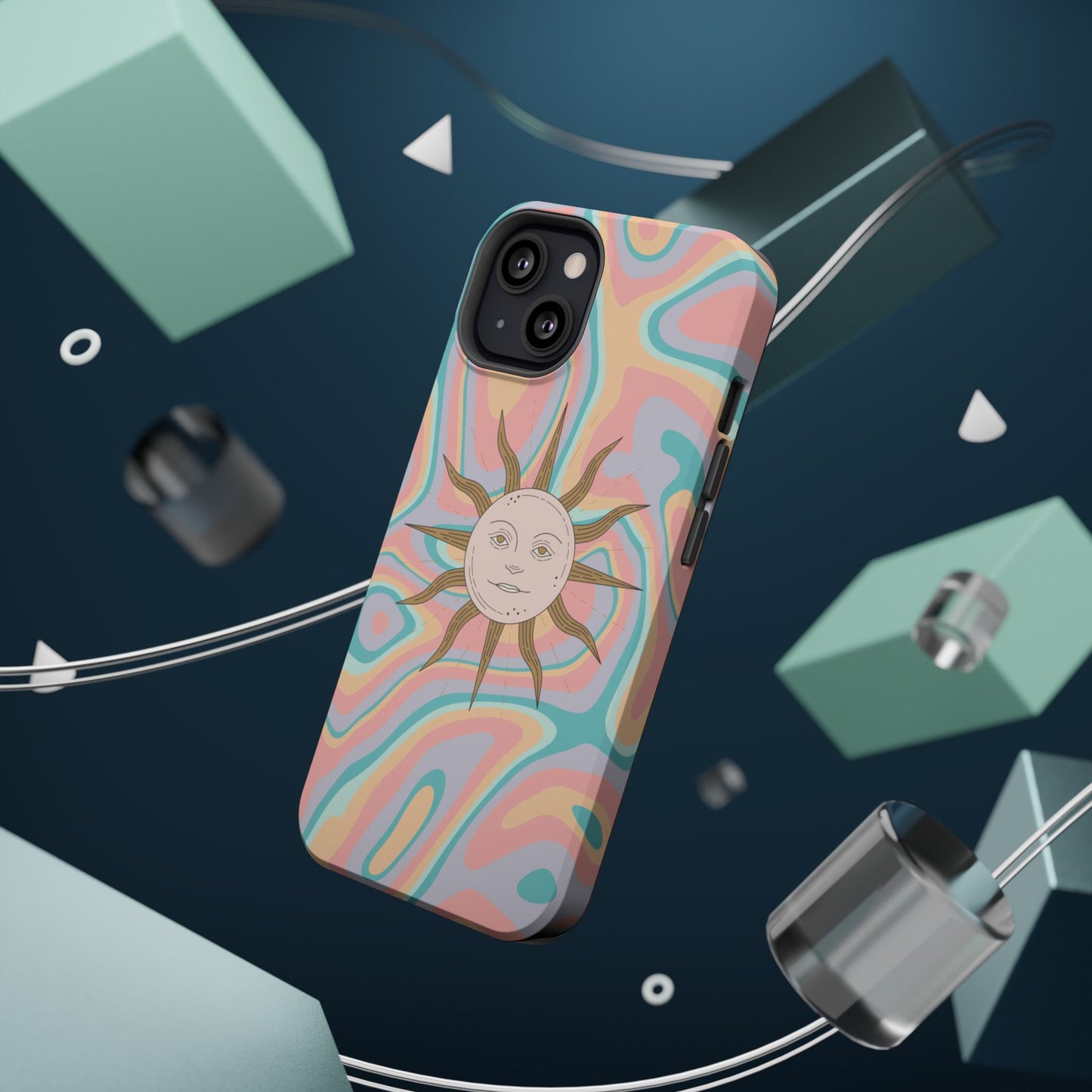Sun and Waves Phone Case