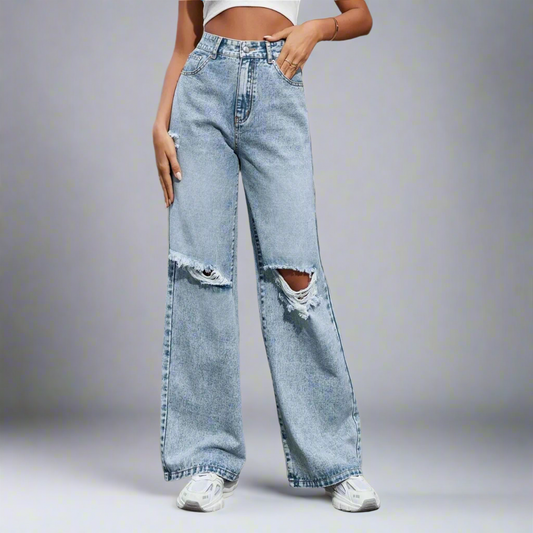 The Riviera Wide-Leg Denim.