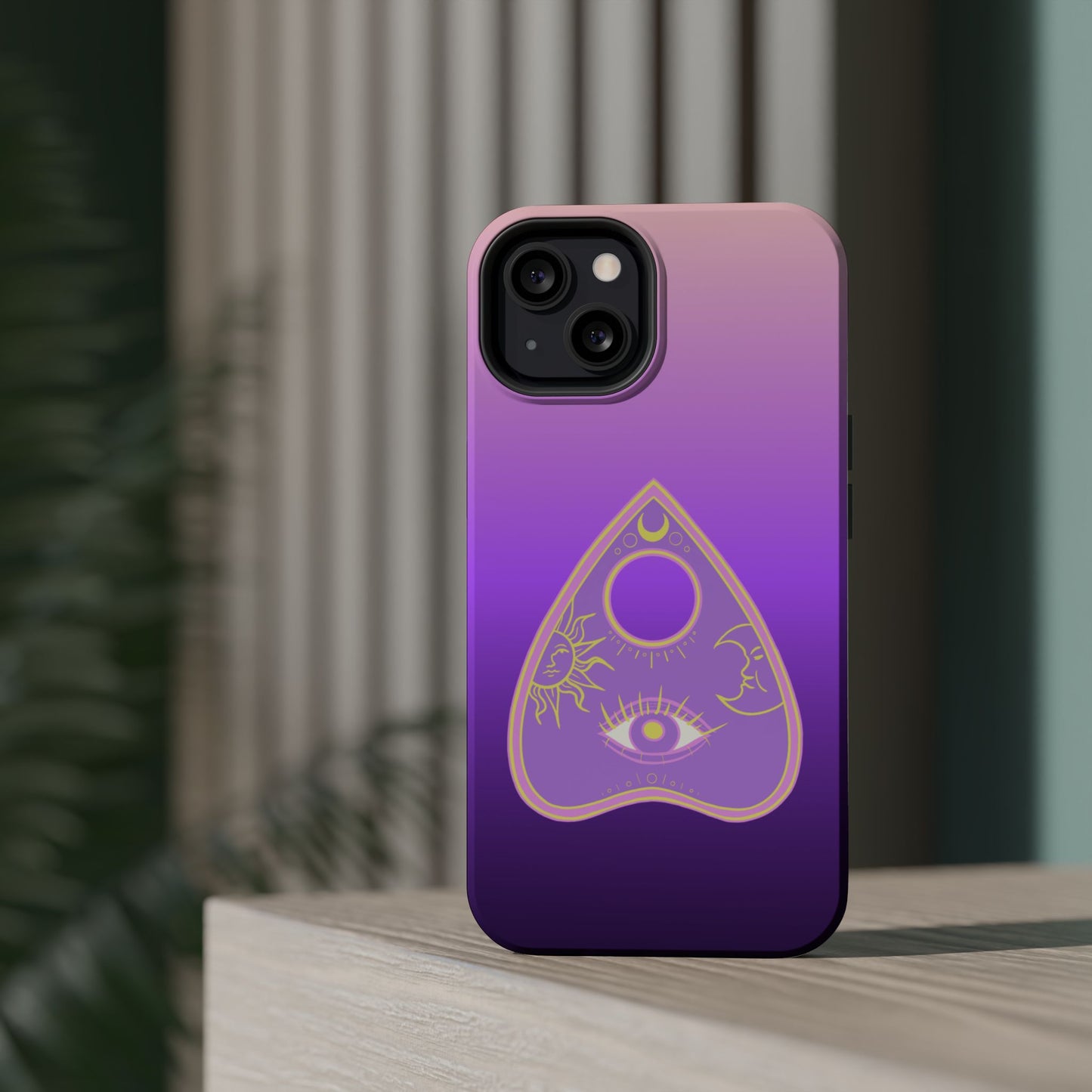 Purple Gradient with Planchette and Celestial Design