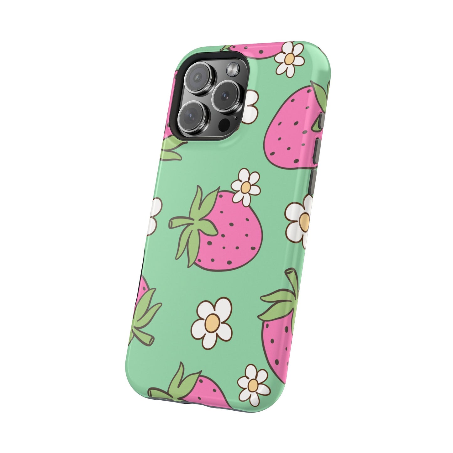 Cute Strawberry Impact-Resistant Phone Case