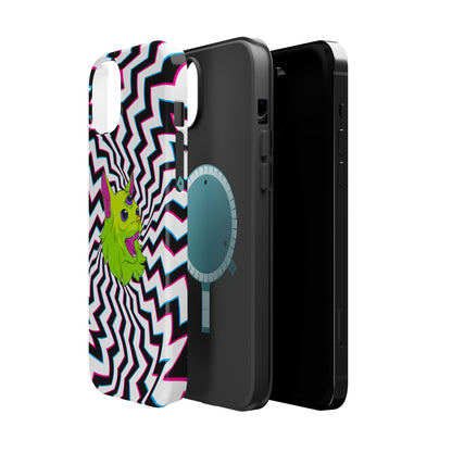 Vibrant Alien Cat Magnetic Phone Cases