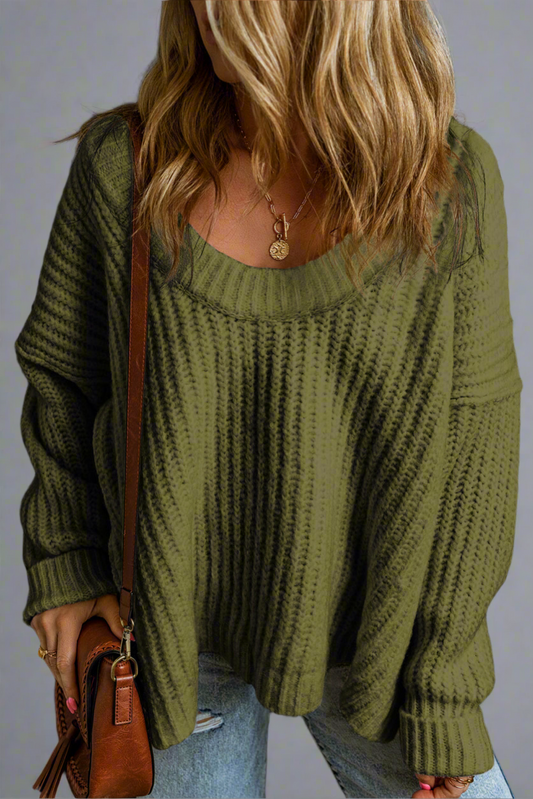 Cozy Days Oversized Knit Sweater